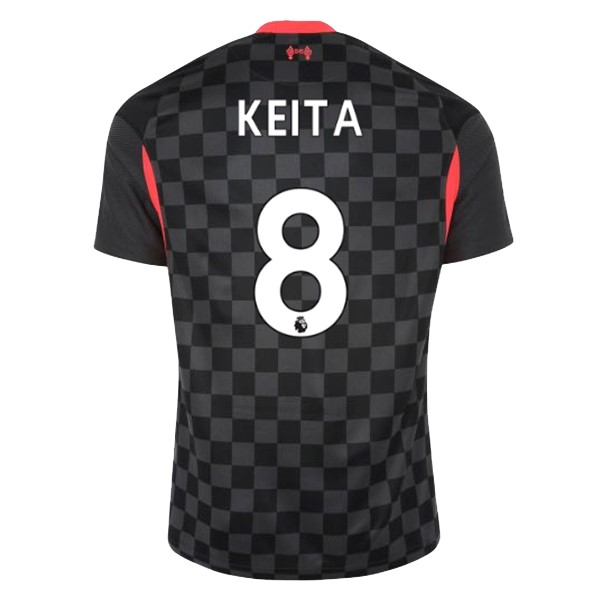 Camiseta Liverpool NO.8 Keita 3ª 2020-2021 Negro